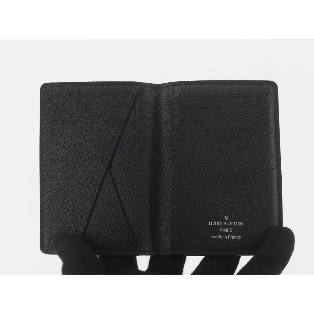 Louis Vuitton Chapman Pocket Organizer wallet Monogram LV Rhino Navy Blue w/box